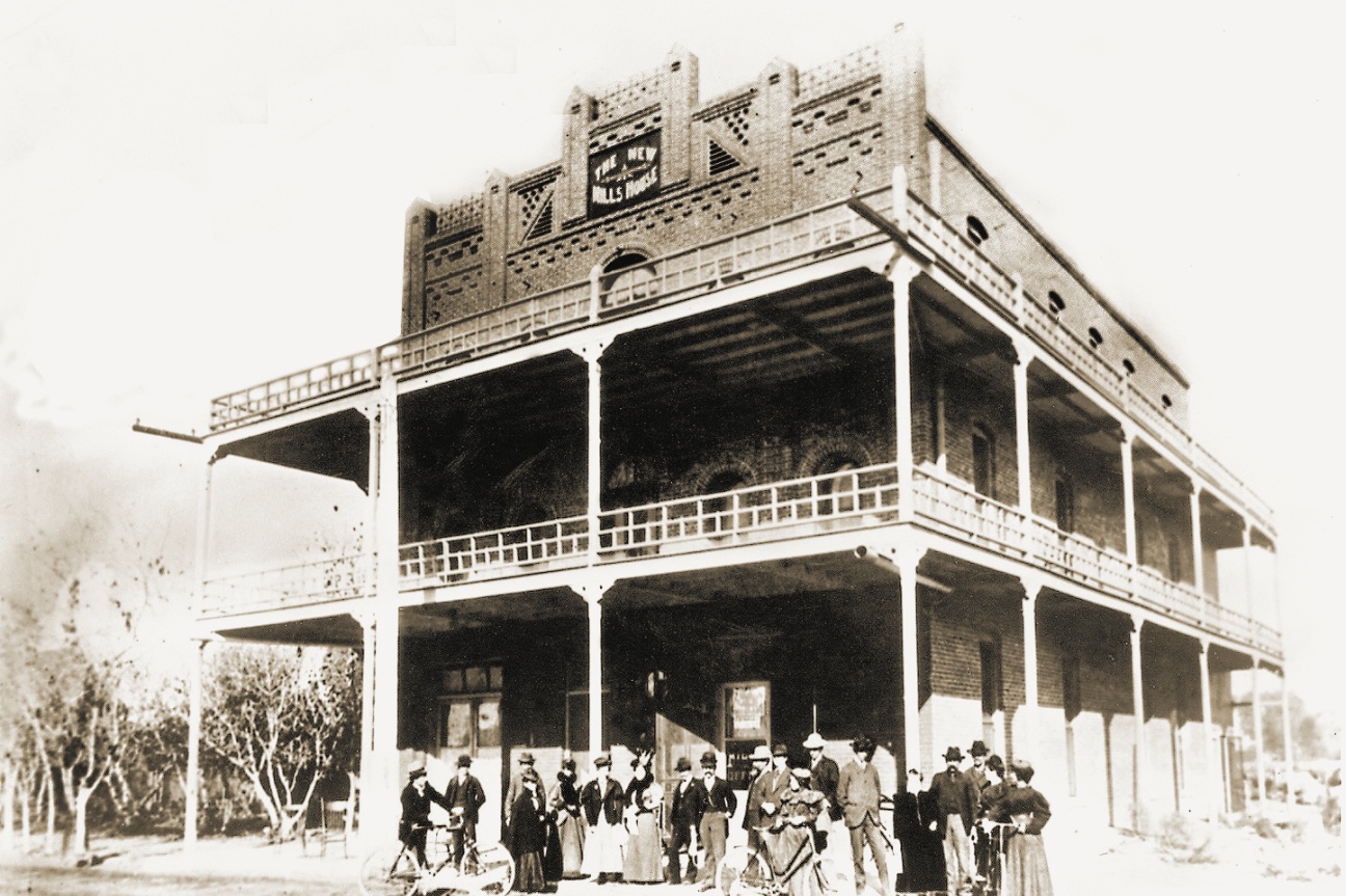 The New Mills House, located at 618 W. Washington St., opened in 1895.