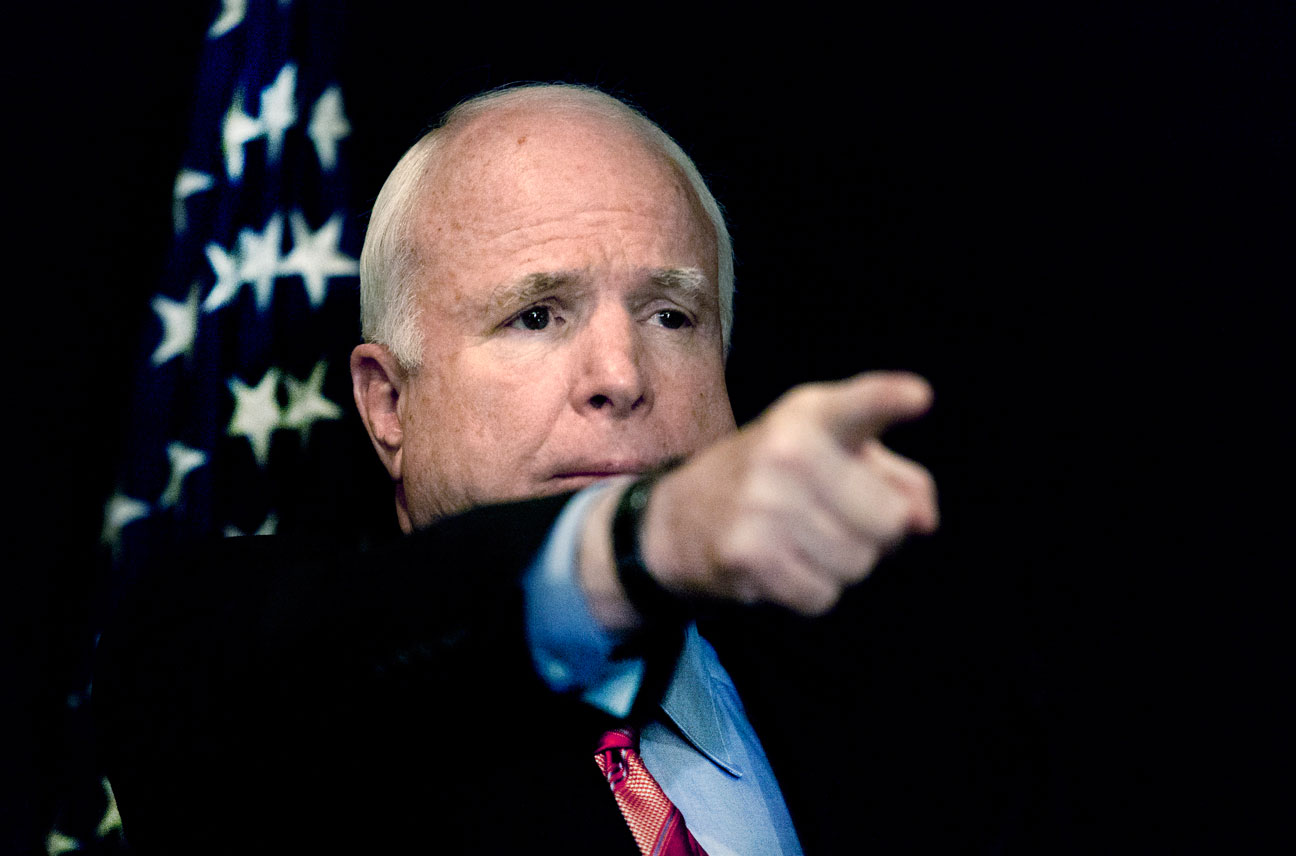 Republican Sen. John McCain (AP Photo/Nasser Nasser)