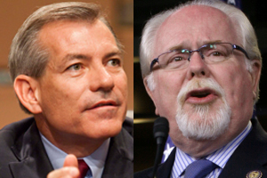 U.S. Reps. David Schweikert, R-AZ06, and Ron Barber, D-AZ02 (File photos)