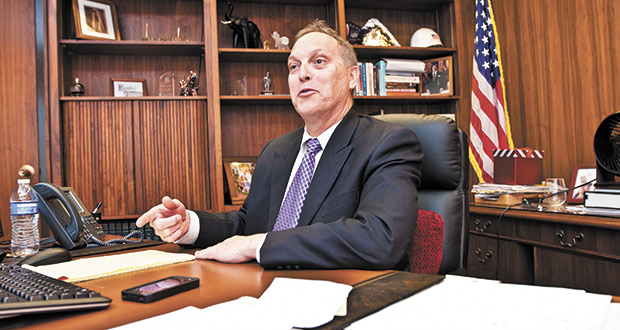 Senate President Andy Biggs (Photo by Evan Wyloge/Arizona Capitol Times)