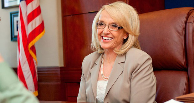 Gov. Jan Brewer (Photo by Evan Wyloge/Arizona Capitol Times)