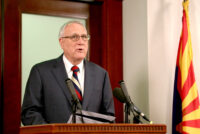 Former U.S. Sen. Jon Kyl was appointed to the late Sen. John McCain's vacant seat on Sept. 4. Though Kyl accepted the appointment, he will not seek election in 2020 nor did he agree to serve out the full remainder of the term. PHOTO BY KATIE CAMPBELL/ARIZONA CAPITOL TIMES