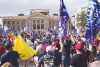 Supporters of President Donald Trump rally outside the Arizona state capitol Saturday, Nov. 7, 2020, in Phoenix. Democrat Joe Biden defeated President Donald Trump to (AP Photo/Ross D. Franklin)