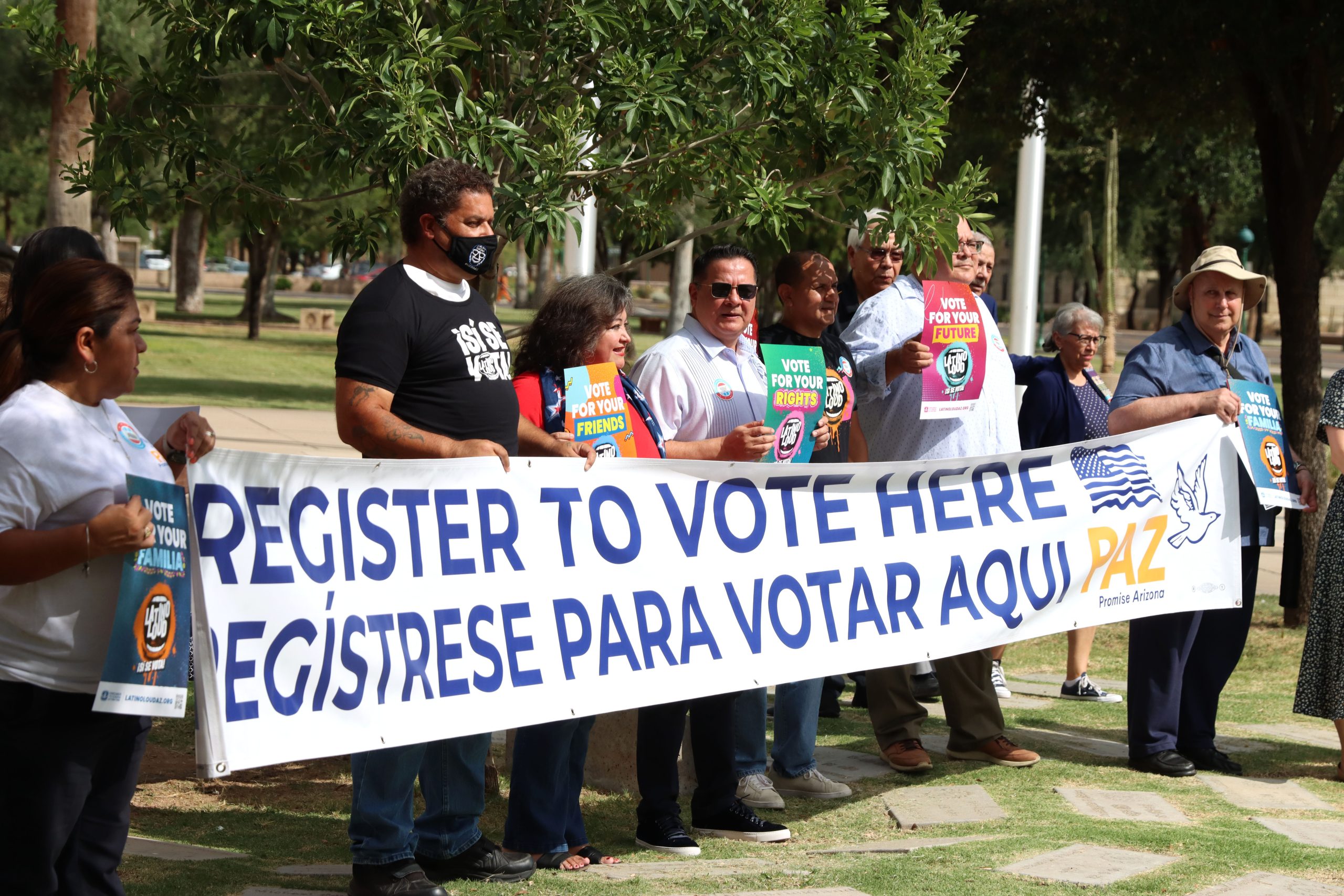 voters, Chicanos Por La Causa Action Fund, Mi Familia Vota, elections, National Voter Registration Day, Phoenix Indian Center, Glendale Community College, Secretary of State