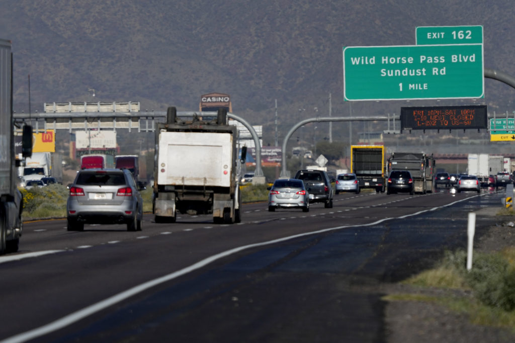 I-10, highway widening, Congress, Gila River Indian Community, Casa Grande Mayor Craig McFarland, Phoenix, Tucson, Casa Grande, 