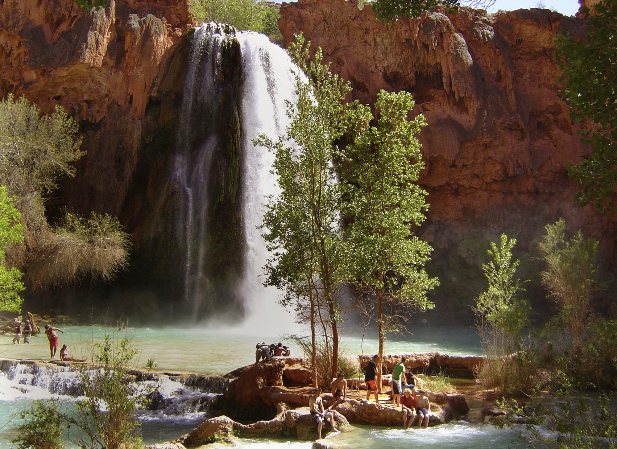 Havasu Falls, Havasupai Indian Reservation, waterfalls