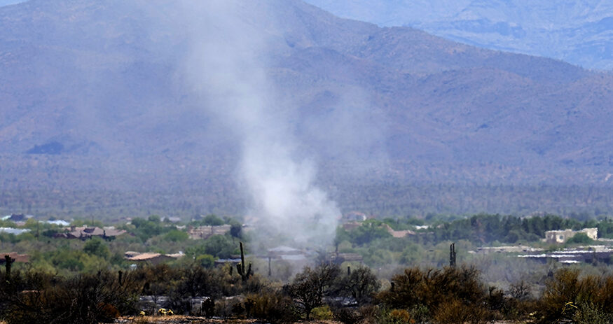 brush fire, Scottsdale, containment