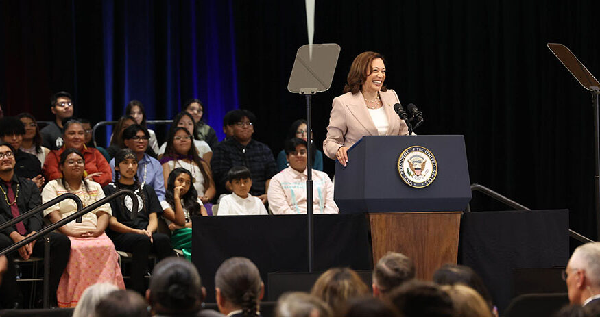 Kamala Harris, Gila River Indian Community, voting