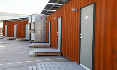 ‘Very personal project’: Repurposed shipping containers provide ...