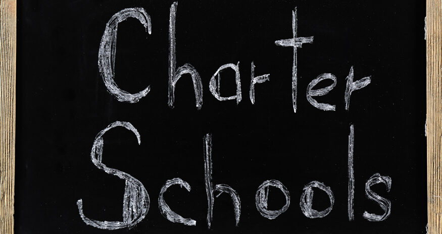 Charter Schools written on chalkboard