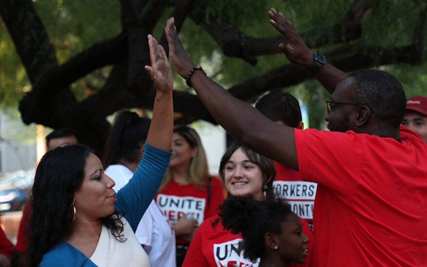 Phoenix Sky Harbor International Airport, workers, union, Phoenix City Council, Ortiz