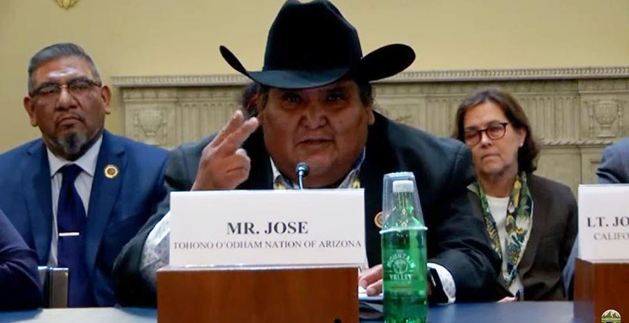 Hobbs asks court to halt Tohono border wall work
