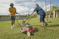 lawn mowers, pollution, Arizona