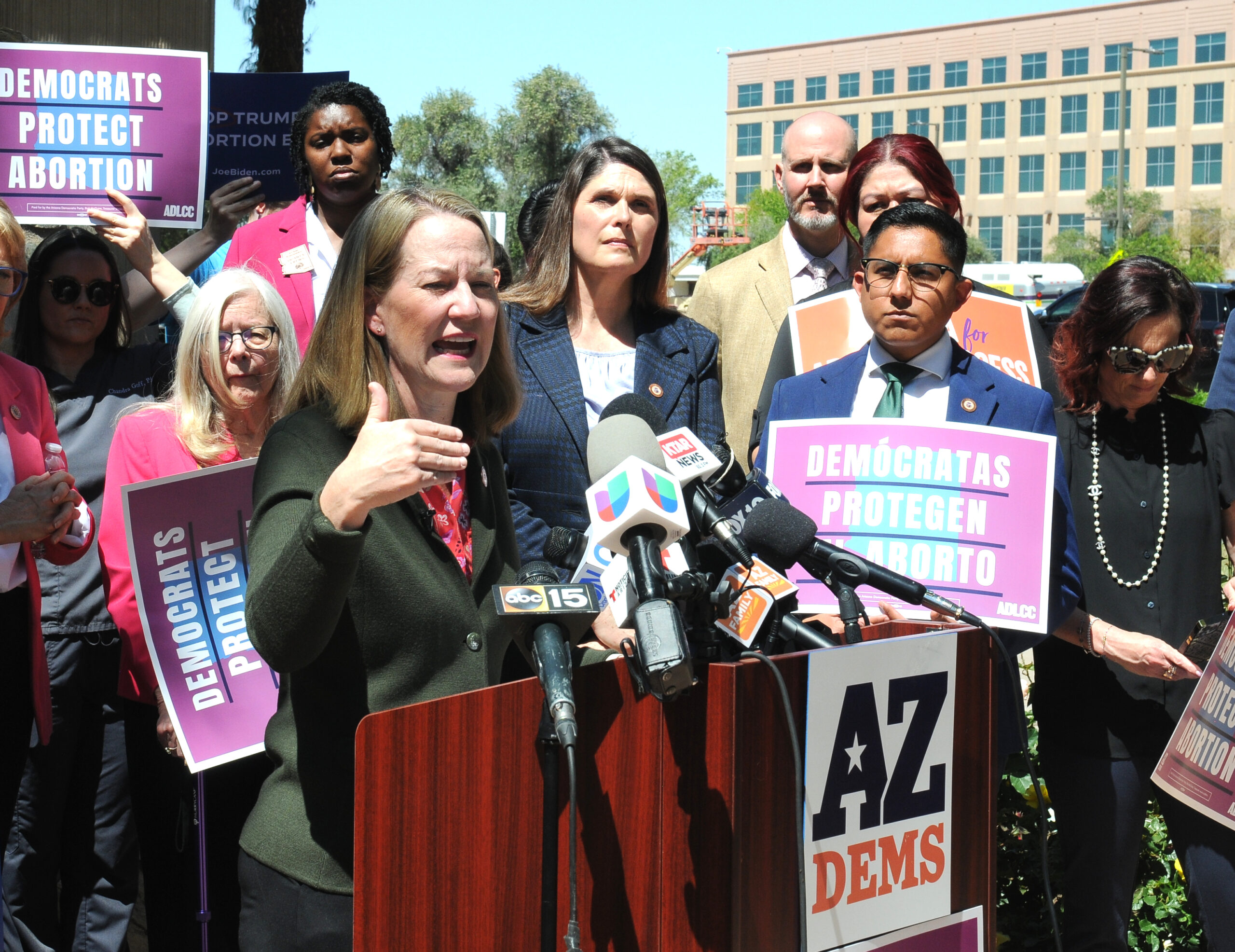 Mayes joins ACLU challenge to Arizona law limiting abortion providers